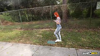 Bangbros - sawyer kelly boards the pound bus for a ride and takes another ride on a meaty pecker