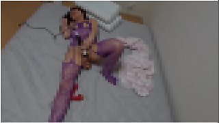 If You Put Erotic Underwear On A Serious Girlfriend Who Usually Works At A Supermarket And Blame Her With A And ... Massive Squirt