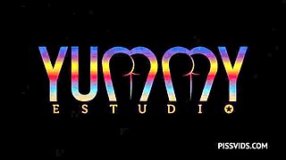 Behind the Scene from Happy Easter party , Sexy Bunnies Larissa