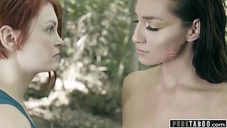 Bree Daniels & Bella Rolland Lesbian Halloween Horror - Pussy Licking 69 Under The Bed