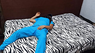 Nurses Are the Most Whore! Nurse Stepmom Makes Homemade Porn After Work