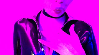 Cute curly brunette solo webcam masturbation