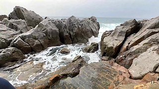 Dominant Milking on Secluded Beach Section - Horny Stranger Catches Me Jerking off by the Sea