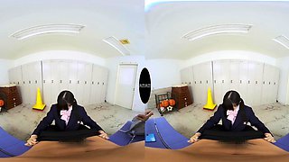 Asian horny teen VR sex