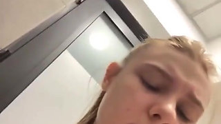 Hard Masturbating in the Gym