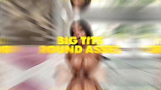 Bangbros - thayana babyy's booty is so round and big that it guzzles mad's Big Cock right away