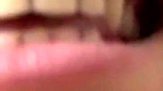 Horny hairy chick takes a piss and gets anal bang