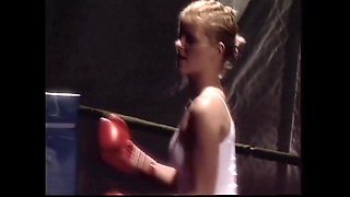Beautiful Lesbians Give Themselves Pleasure By Licking Pussy And Touching Each Other In The Ring