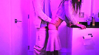 Teens Having Sex in a Club Toilet