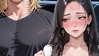A Hawt Car Blowjob - Ntr'd by My Friend - Nts Route #23 an Ai Animated Sex Game