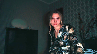 Seduction of Stepmom to Suck Cock Was Crowned with Success - with a Mouthful of Cum