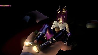 Zi Yan Virtual Vixen with a Booty Spell - 3D Animation