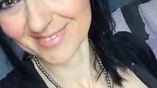 Hot brunette from squirt masturbating on webcam