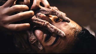 Helpless girl fucked and creampied by multiple big cocks