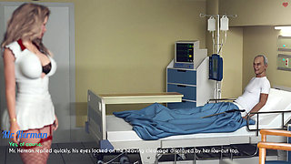 A Wife and Stepmother - Awam - Sophia Tried on the Slutty Nurse's Uniform That Was Given to Her by the Old Men