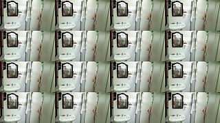 I spy on the neighbor while she showers and we end up fucking