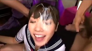 Japanese schoolgirl deepthroat