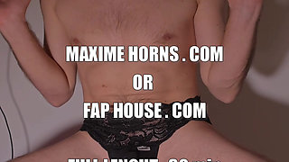 Huge Anal Gaping Extreme Anal Training Lace Thong Chastity & Giant Toys