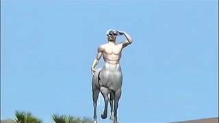 Beachside cartoon babe getting pussy fucked