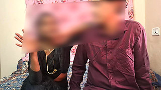 Indian Wife Cuckold Into Threesome