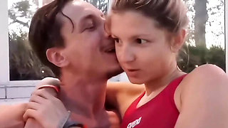 Gina Gerson Gives Blowjob in Toilet - Amateur Teen Sex HD