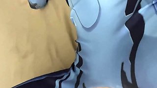 Big ass anally plugged and pounded doggystyle from his POV