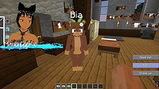 The Jenny mod Fapcraft Minecraft - Its Bia and Allie the genie and I am fucking them both
