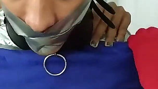 Latino Hunk Heavily Mummified by Cooperative Femdom Women