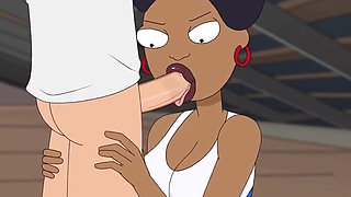 Rick and Morty - a Way Back Home - Sex Scene Only - Part 51 Reka Blowjob by Loveskysanx