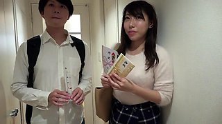 Bro  sis in semen measuring game 1: Blowjob, Japanese  Creampie Porn