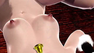 Missionary Anal Sex In Desk With Dark Succubus Until Monster Cock Cum - 3D Animation