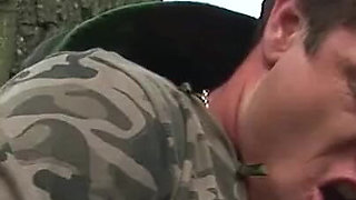 Inside my ass and pumped pussy!