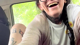 Squirting in the Back of M Car