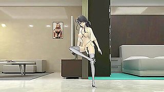 Shogun Raiden Dancing Tomboy Song Hentai Genshin Impact Mmd 3d Girl Half Naked Black Hair Color Edit Smixix