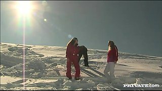 Members of the Ski Rescue Patrol Find a Stranded Skier and Screw Him - Private Porn Sex Videos