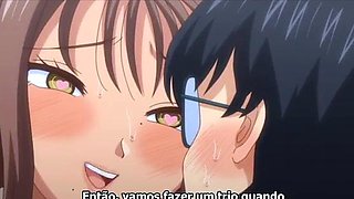 Sweet and slutty hentai schoolgirl feeds her lust for cock