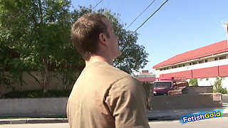 Sexy Asian waitress takes a big cock to have her car fixed