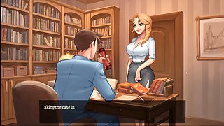Magic academy gameplay features an epic orgy scene