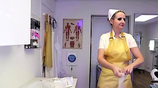 Latex Nurse Gives Sounding Catheterisation And Anal