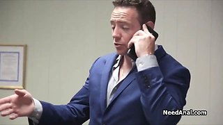 Unboxing and fucking an anal bride to be