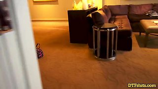 Naked Brunette Slut Orgy