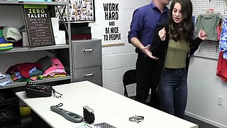 Spoiled teen brat Maddy May gets caught stealing!