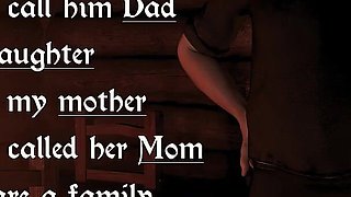 Riverside Cabin - V1.4 Part 1 - Clair Let Marcus Fuck Her for Giving Her a New Dress as a Gift