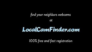 Russian Nudist on the River Shore