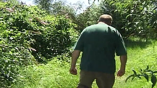 Tattooed French Bitch Eats Cum After Hot Nature Fuck