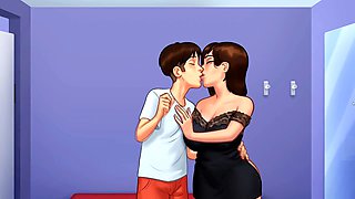 Debbie's steamy summer saga gameplay features hot sex scenes and big booty action