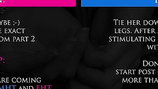 Masked Fantasy Game Part No.3 She Has to Orgasm in 5,24 Min. Whilesteadily Stimulated Clit and Ass