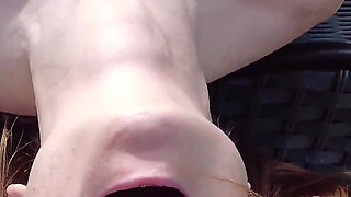 Outdoor Anal and Squirting Foursome with Katt and Lily