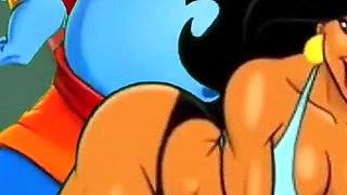 Princess Jasmine, Aladdin's Cuckolded Wife. Cartoon Parody