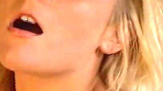 Young Blonde Masturbates with Brush and Then Makes a 69 with a Hot MILF